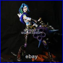 League of Legens-Jinx 3D Printed 12K Figure Statue Resin Model Kit Unassembled