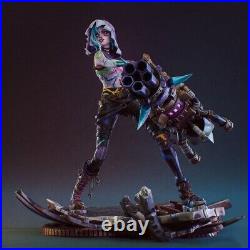 League of Legens-Jinx 3D Printed 12K Figure Statue Resin Model Kit Unassembled