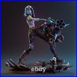 League of Legens-Jinx 3D Printed 12K Figure Statue Resin Model Kit Unassembled