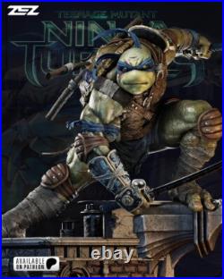 Leonardo TMNT resin scale model kit unpainted 3d print Leonardo TMNT resin scale model kit unpainted 3d print