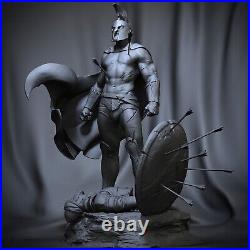 Leonidas 1/4 Painted 3D Printed 12K Figure Statue Resin Model Kit Unassembled