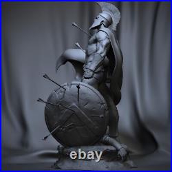Leonidas 1/4 Painted 3D Printed 12K Figure Statue Resin Model Kit Unassembled