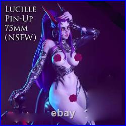 Lucille Pinup 1/6 Scale 3D Printed Resin Model Kit Unpainted Unassembled
