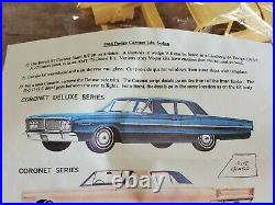 MCW 1966 Dodge Coronet 2-Door Sedan 125 Scale Resin Model Car Kit Use with Revell
