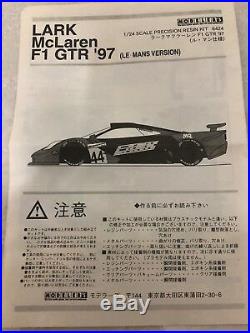 MODELER'S 1/24 LARK McLaren F1 GTR'97 (LE-MANS VERSION) RESIN MODEL KIT
