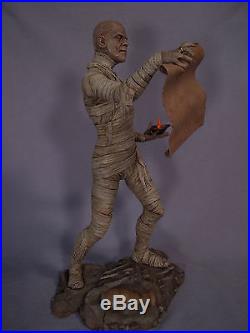 MONSTER THE MUMMY 1/4 SCALE RESIN KIT 20 TALL WithBASE YAGHER SCULPT