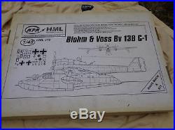 MPM 1/48 scale Blohm & Voss Bv 138 C-1 HML 010 resin model ww2 German Sea, hh