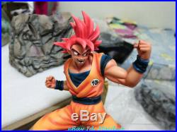 MRC&XCEED Son Goku VS Beerus Statue Resin Model kits GK Dragon Ball Z 1/6 Scale