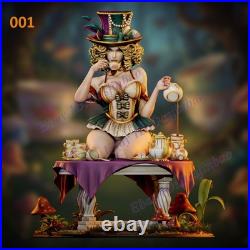Madhatter Lady 1/8 1/6 1/4 3D Print Model Kit Unpainted Unassembled 3 Ver NSFW