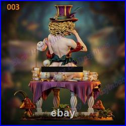 Madhatter Lady 1/8 1/6 1/4 3D Print Model Kit Unpainted Unassembled 3 Ver NSFW
