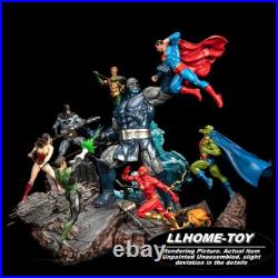 Man of Steel vs Darkseid Resin Model Kit Unpainted 3d Print Statue Figure