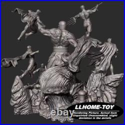 Man of Steel vs Darkseid Resin Model Kit Unpainted 3d Print Statue Figure