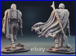 Mandalorian 3d Printed Model Unassembled Unpainted 1/12-1/4
