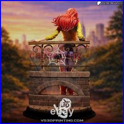 Mary Jane 3D Printing Figure Unpainted Model Sculpture Blank Kit Statue