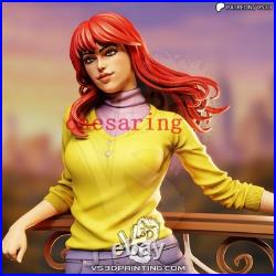 Mary Jane 3D Printing Figure Unpainted Model Sculpture Blank Kit Statue