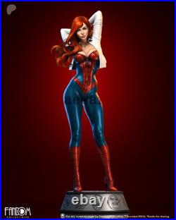 Mary Jane 3D Printing Figure Unpainted Model Sculpture Blank Kit Statue