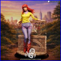 Mary Jane 3D Printing Figure Unpainted Model Sculpture Blank Kit Statue Mary Jane 3D Printing Figure Unpainted Model Sculpture Blank Kit Statue