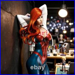 Mary Jane 3D Printing Figure Unpainted Model Sculpture Blank Kit Statue