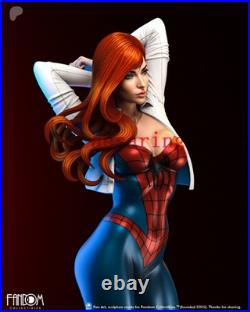 Mary Jane 3D Printing Figure Unpainted Model Sculpture Blank Kit Statue