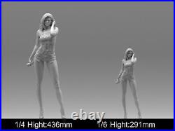 Mary Jane Sexy woman Figure Resin Model 3D printing Unpainted Unassembled GK Kit