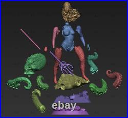 Mera Sea Queen 3D Print Figure Model Kits Unpainted Unassembled Garage Kits GK