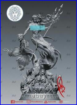 Mermaid Siren 3D Printing Unpainted Figure Model GK Blank Kit New Toy In Stock
