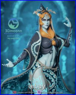Midna Zelda Twilight Princess Fan Art Kit 18 Scale (9 inch) 3Dmoonn