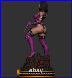 Mileena Mortal Kombat 3D printed unpainted unassembled resin model kit