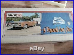 Missing Link 1976 Plymouth Fury 4-Door Conversion 125 Resin Model'76 Car Kit