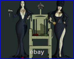 Mistresses Of Darkness- Sexy Morticia and Elvira 1/7 Scale Resin Model kit