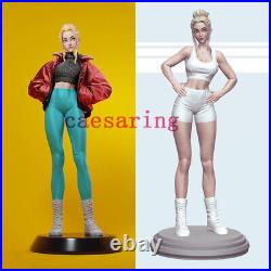 Modern Girl 3D Printing Figure Unpainted Model Sculpture GK Blank Kit New Stock