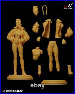 Modern Girl 3D Printing Figure Unpainted Model Sculpture GK Blank Kit New Stock