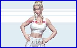 Modern Girl 3D Printing Figure Unpainted Model Sculpture GK Blank Kit New Stock