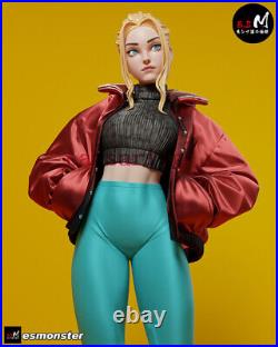 Modern Girl 3D Printing Figure Unpainted Model Sculpture GK Blank Kit New Stock