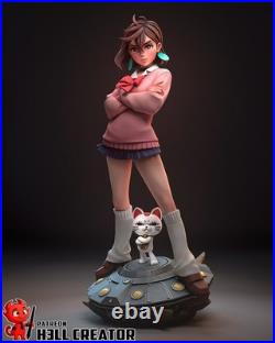 Momo Ayase, Dandadan 1/9, 21cm, 12k Resin 3D Print Figure Model Kit