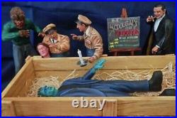 Monster Scenes Scale McDougals Frankenstein Crate Scene Model Kit 051BL05