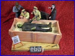 Monster Scenes Scale McDougals Frankenstein Crate Scene Model Kit 051BL05