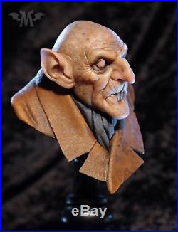 Monsterpappa Nosferatu Orlok by Andy Bergholtz Translucent Resin Bust
