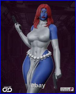 Mystique Figure 12K Ultra Detail Hand-Painted or Unpainted Multiple Sizes