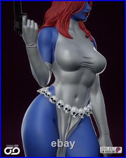 Mystique Figure 12K Ultra Detail Hand-Painted or Unpainted Multiple Sizes