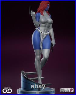 Mystique Figure 12K Ultra Detail Hand-Painted or Unpainted Multiple Sizes