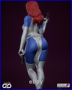 Mystique Figure 12K Ultra Detail Hand-Painted or Unpainted Multiple Sizes