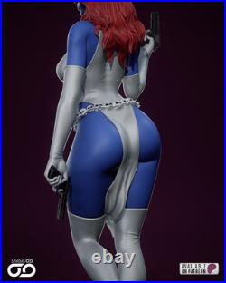 Mystique Figure 12K Ultra Detail Hand-Painted or Unpainted Multiple Sizes