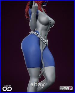 Mystique Figure 12K Ultra Detail Hand-Painted or Unpainted Multiple Sizes