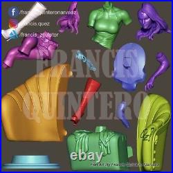 Mystique Unassembled Unpainted 3D Printing Resin Model Kits Garage Kits