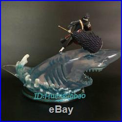 Naruto Hoshigaki Kisame Resin Model Painted Shark Lucency Statue Garage Kit New