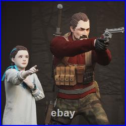 Natalia and Barry Figurine Resident Evil Hand Painted Model / DIY Kit 23 pcs