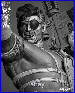 Nick Fury Resin Sculpture Statue Model Kit Unpainted/Unassembled