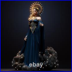 Night Goddess Mythology Resin Model Kit Unpainted Fantasy Art Figure