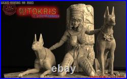 Nitokris the last pharaon Statue Model Kit Universal Unpainted/Unassembled
